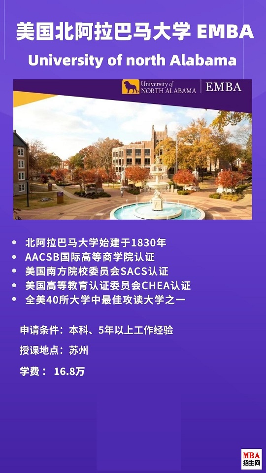 美國(guó)北阿拉巴馬大學(xué)EMBA