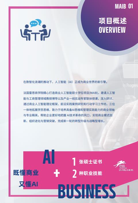 法國(guó)雷恩商學(xué)院人工智能碩士
