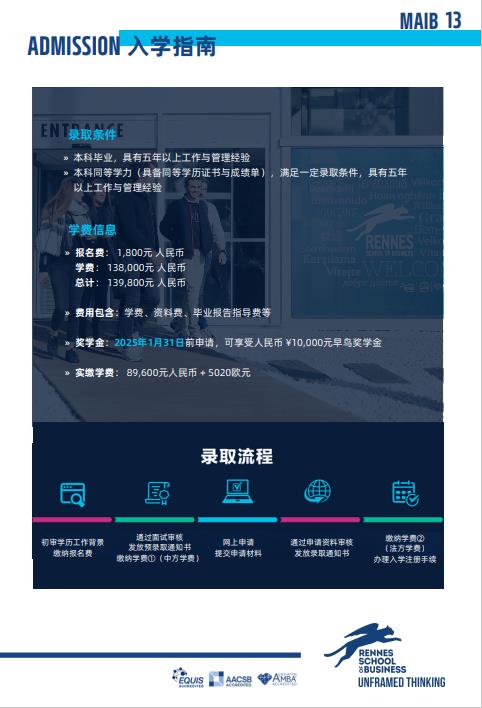 法國(guó)雷恩商學(xué)院人工智能碩士