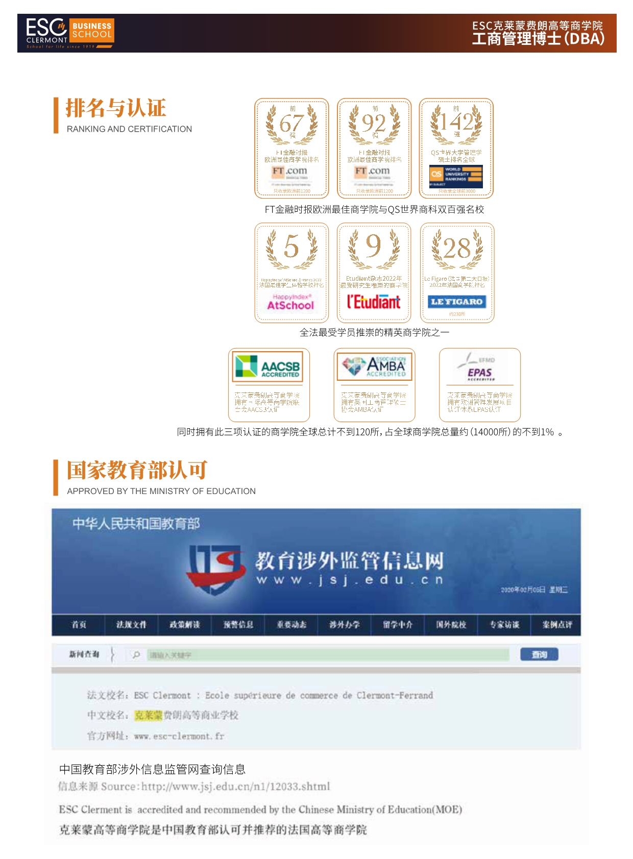 法國ESC克萊蒙費(fèi)朗商學(xué)院
